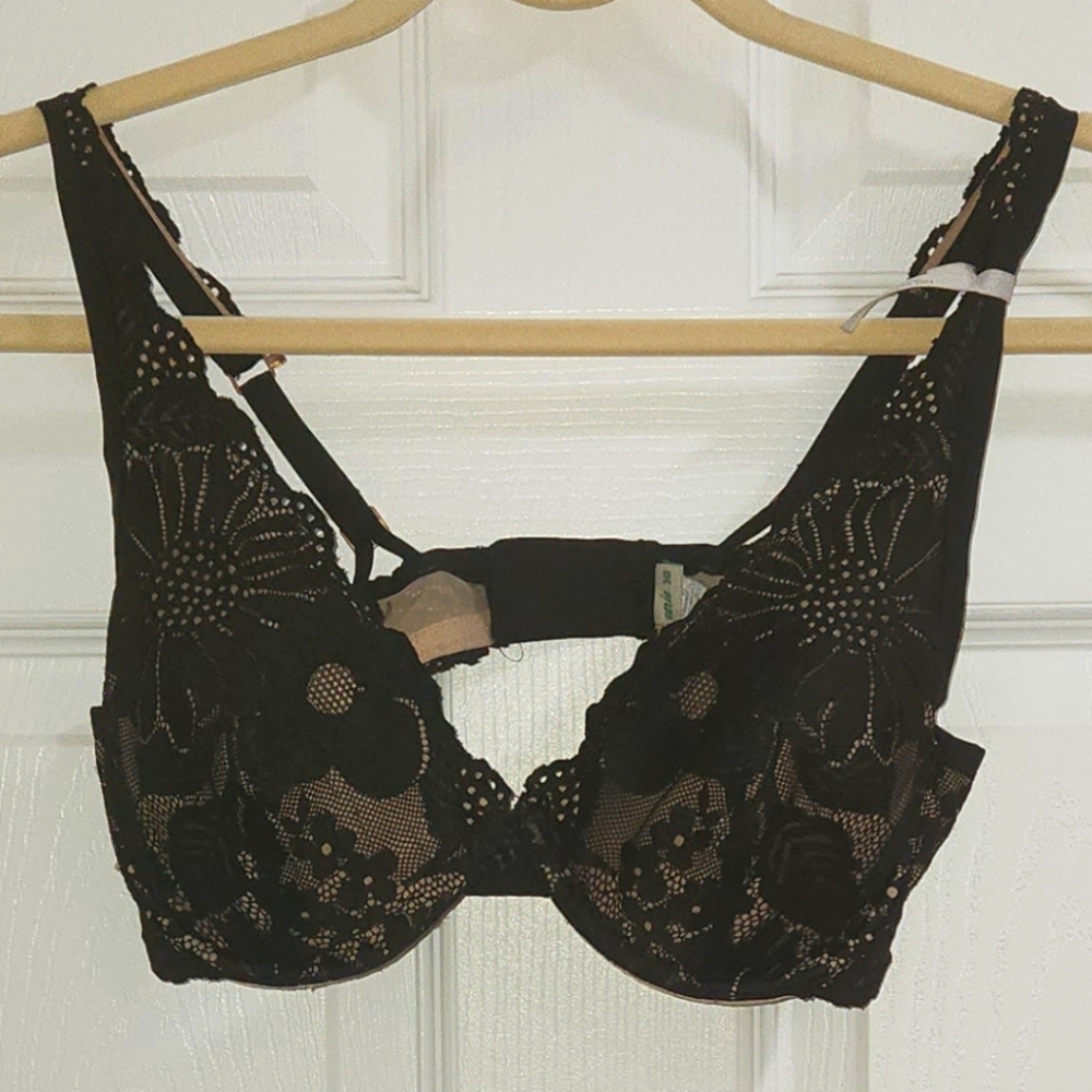American Eagle Aerie Real Me Unlined Lace Bra - 34D